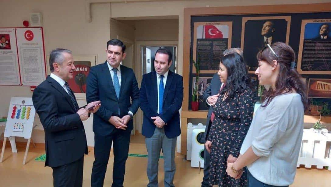 Milli Eğitim Bakanlığı Temel Eğitim Genel Müdürlüğü Daire Başkanı Sayın Ahmet Berber'den Anaokullarımıza Ziyaret